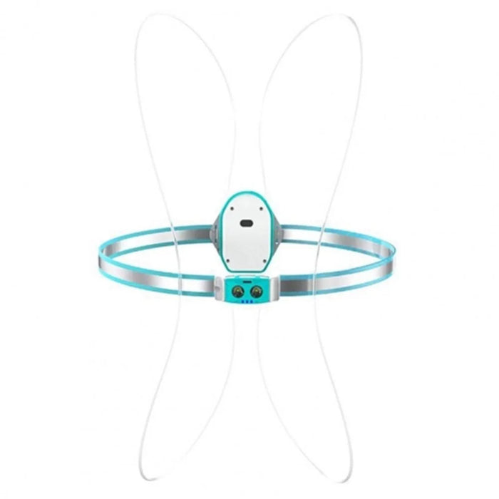 Running Light LED Outdoor USB Rechargeable Working Lamp with RGB Mode Reflective Vest Bicycle Cycling Chest Lamp - Sky Blue - 1
