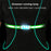 Running Light LED Outdoor USB Rechargeable Working Lamp with RGB Mode Reflective Vest Bicycle Cycling Chest Lamp - Sky Blue - 2
