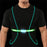 Running Light LED Outdoor USB Rechargeable Working Lamp with RGB Mode Reflective Vest Bicycle Cycling Chest Lamp - Sky Blue - 6