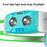 Running Light LED Outdoor USB Rechargeable Working Lamp with RGB Mode Reflective Vest Bicycle Cycling Chest Lamp - Sky Blue - 7