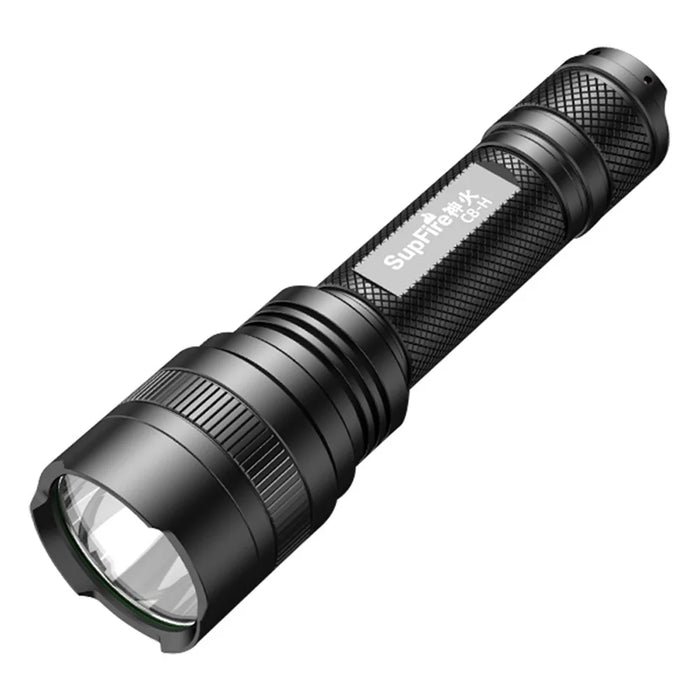 SUPERFIRE C8-H 1200LM Portable Flashlight High Brightness 15W Night Light with 4000mAh Battery - 1