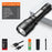 SUPERFIRE C8-H 1200LM Portable Flashlight High Brightness 15W Night Light with 4000mAh Battery - 7