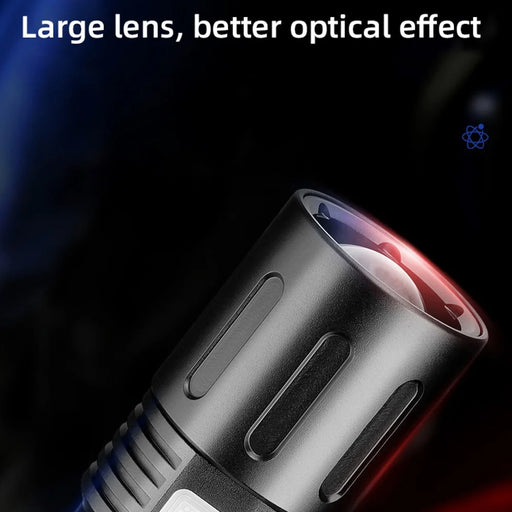 SUPERFIRE X60-T 36W High Brightness Flashlight Zoomable Focus Portable Flashlight with 5200mAh Battery - 2