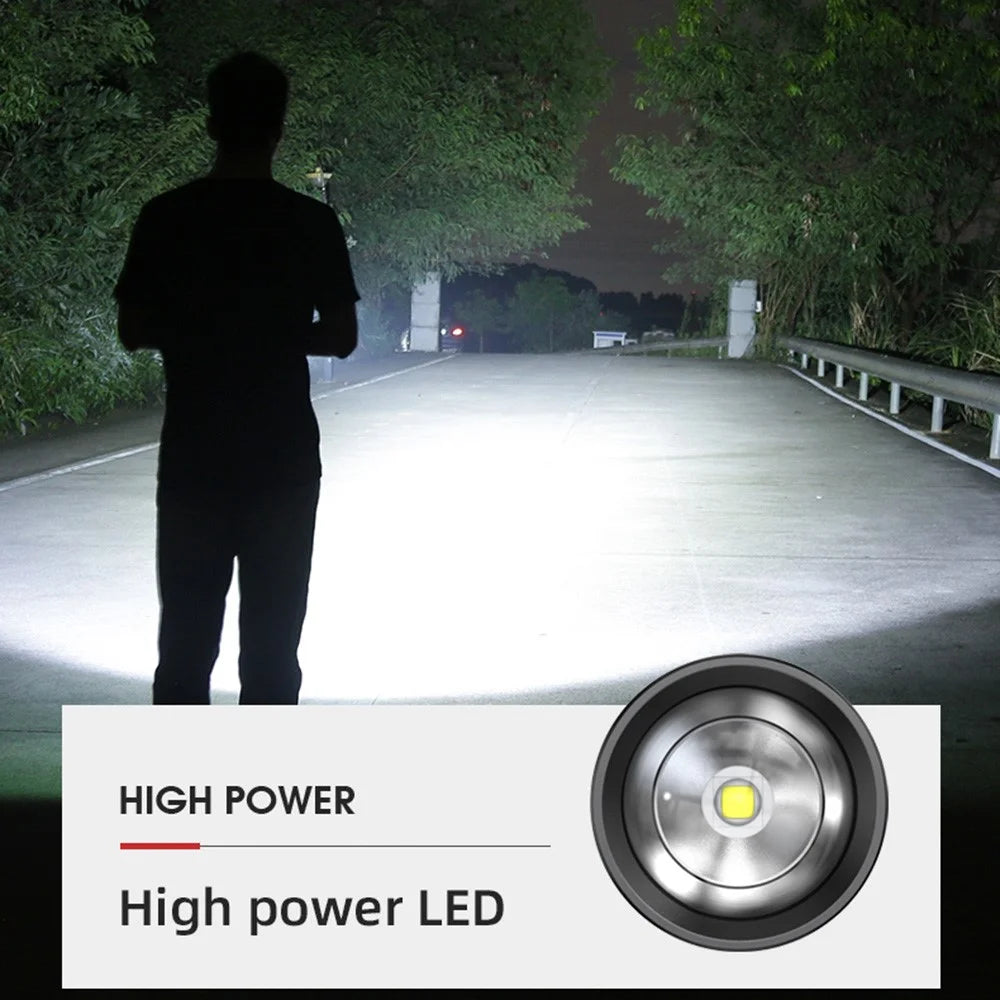 SUPERFIRE F5 Zoomable Flashlight Waterproof Portable Night Light with Waist Clip, Direct Charging Model - 3