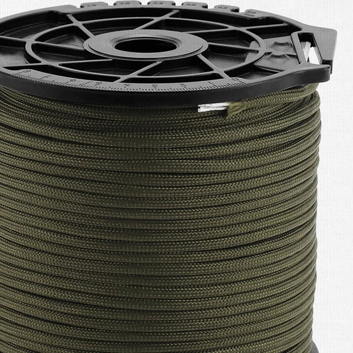 HALIN 100m Outdoor Multifunctional Spool 9 Core Umbrella Rope 4mm Thick Tent Wind Rope - Army Green - 2