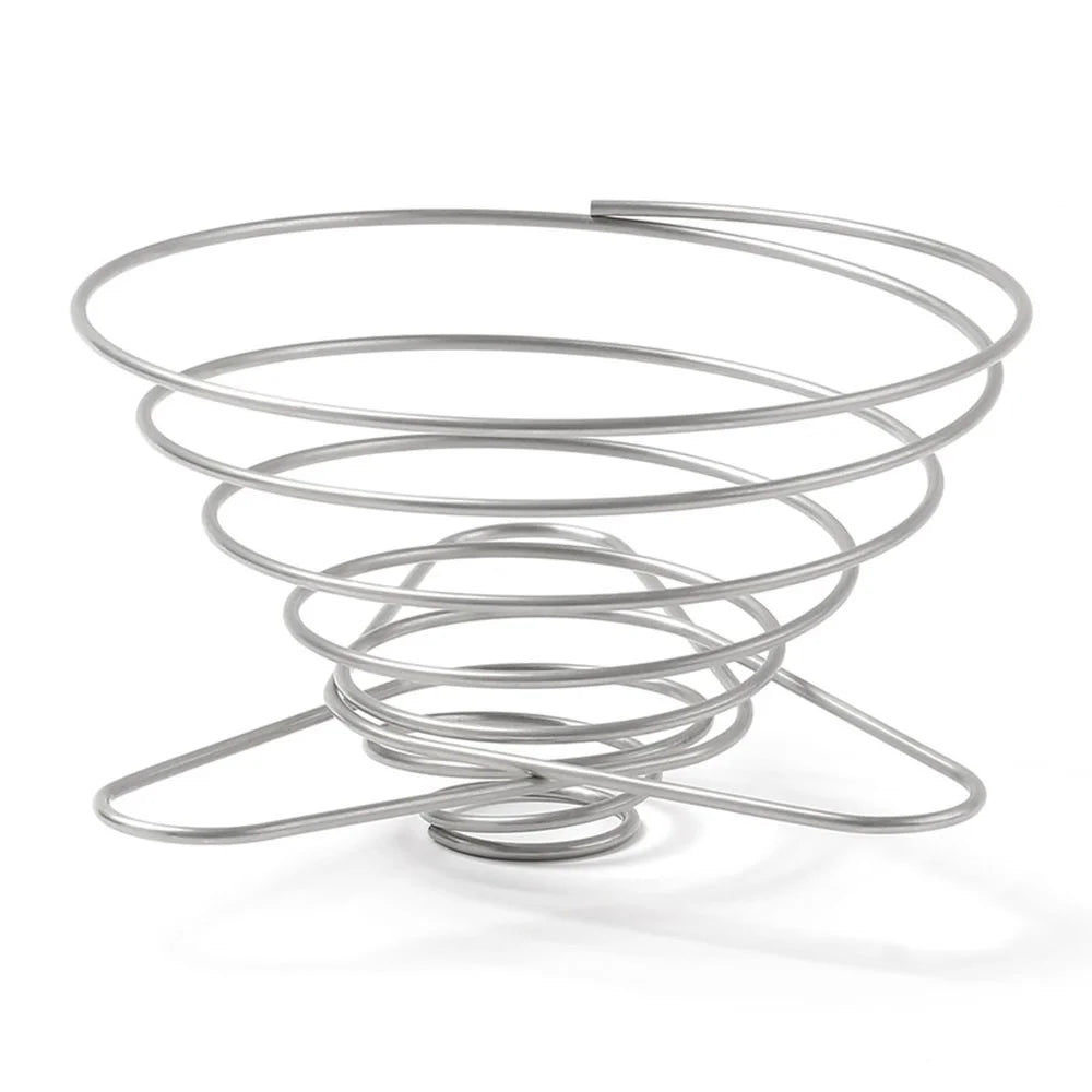 HALIN Cone Shape Stainless Steel Coffee Filter Basket Foldable Coffee Dripper Stand (BPA Free, No FDA Certificate) - Medium Size - 1