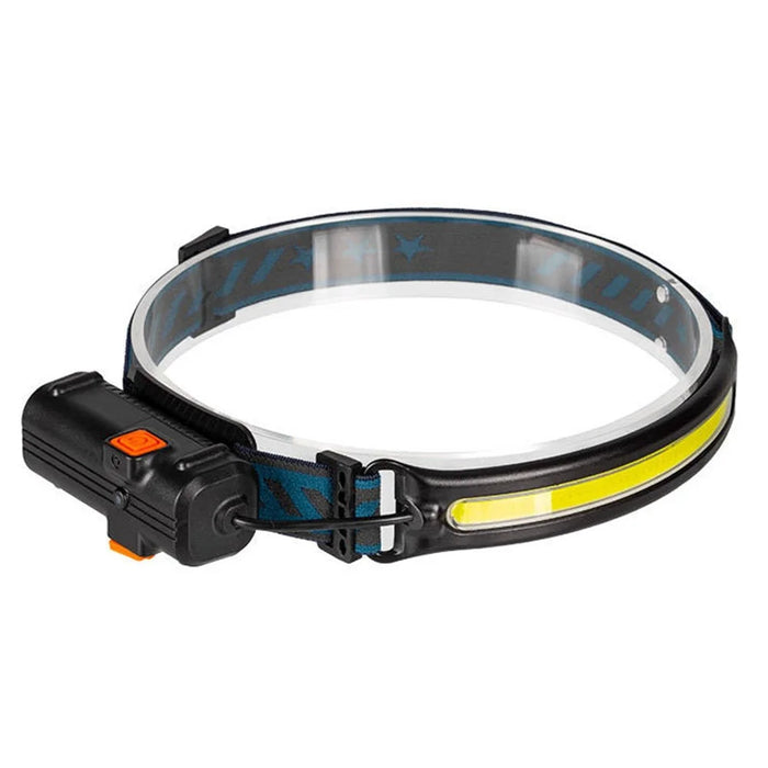 W691-2 Mini LED Headlight Motion Sensor Outdoor COB Headlamp for Hiking Camping Fishing - 1