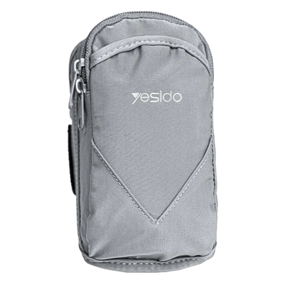 YESIDO WB12 Nylon+Lycra+TPU Sports Armband Pouch Arm Bag Outdoor Carrying Bag for Cell Phone, Coin, Cash - 1