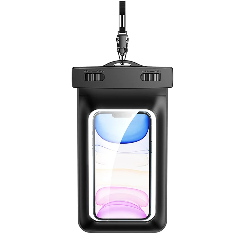 YESIDO WB10 PVC+ABS IPX8 Waterproof Phone Pouch for 6.8-inch Cell Phone Dry Bag with Strap for Outdoor Swimming - 1