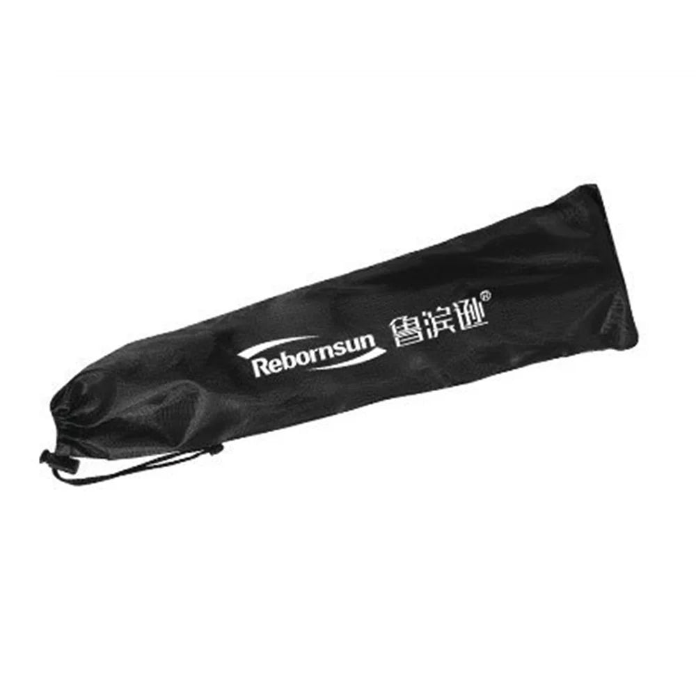 REBORNSUN Carbon Fiber+Aluminum Alloy Trekking Poles Ultra-Light Foldable Walking Hiking Stick - Black - 7