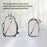 REBORNSUN 62-135CM Outdoor Walking Stick Backpacking Camping 3-Section Carbon Fiber Trekking Pole - Red - 4