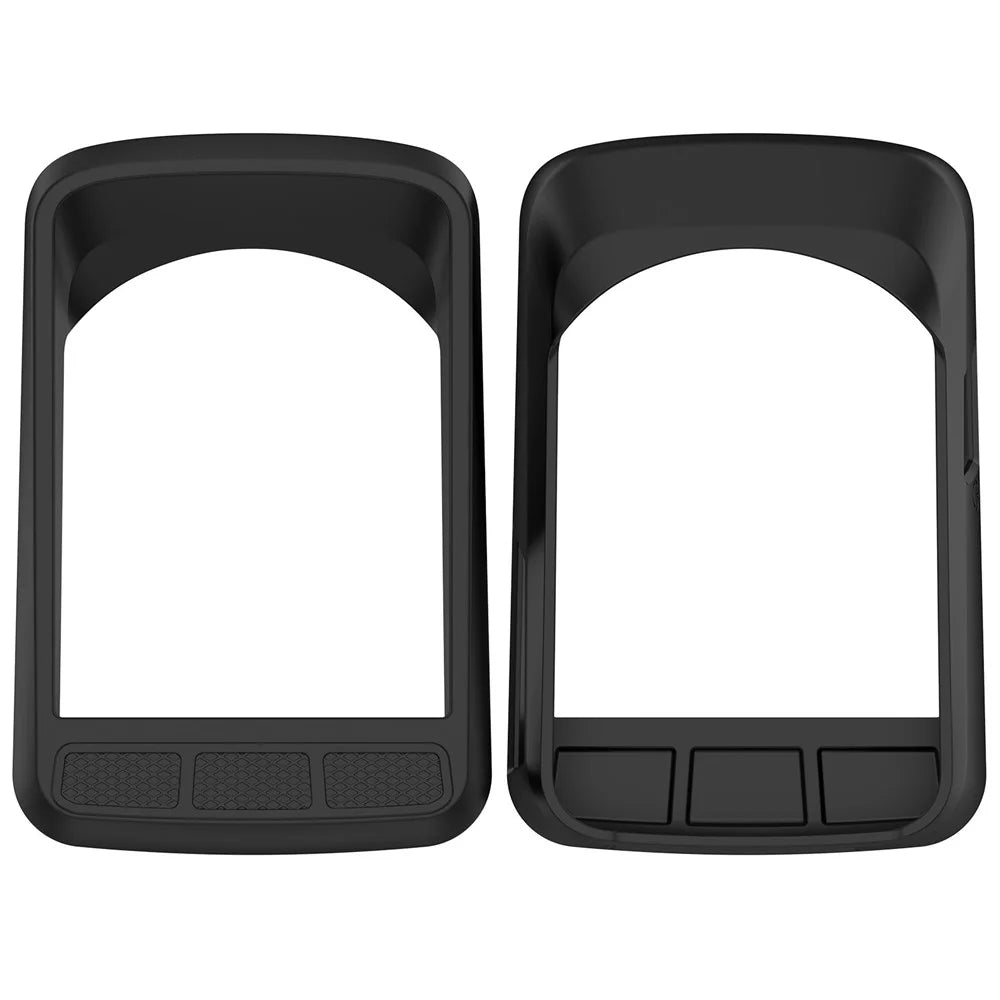 For Wahoo Elemnt Roam2 (WFCC6) Bike Computer Protective Cover Silicone Anti-drop Case - Black - 6