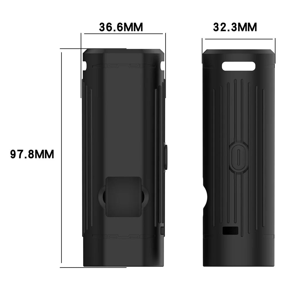 Bicycle Smart Light Sleeve for Garmin Varia UT800 , Soft Silicone Case Bike Lamp Protection Cover - Black - 7