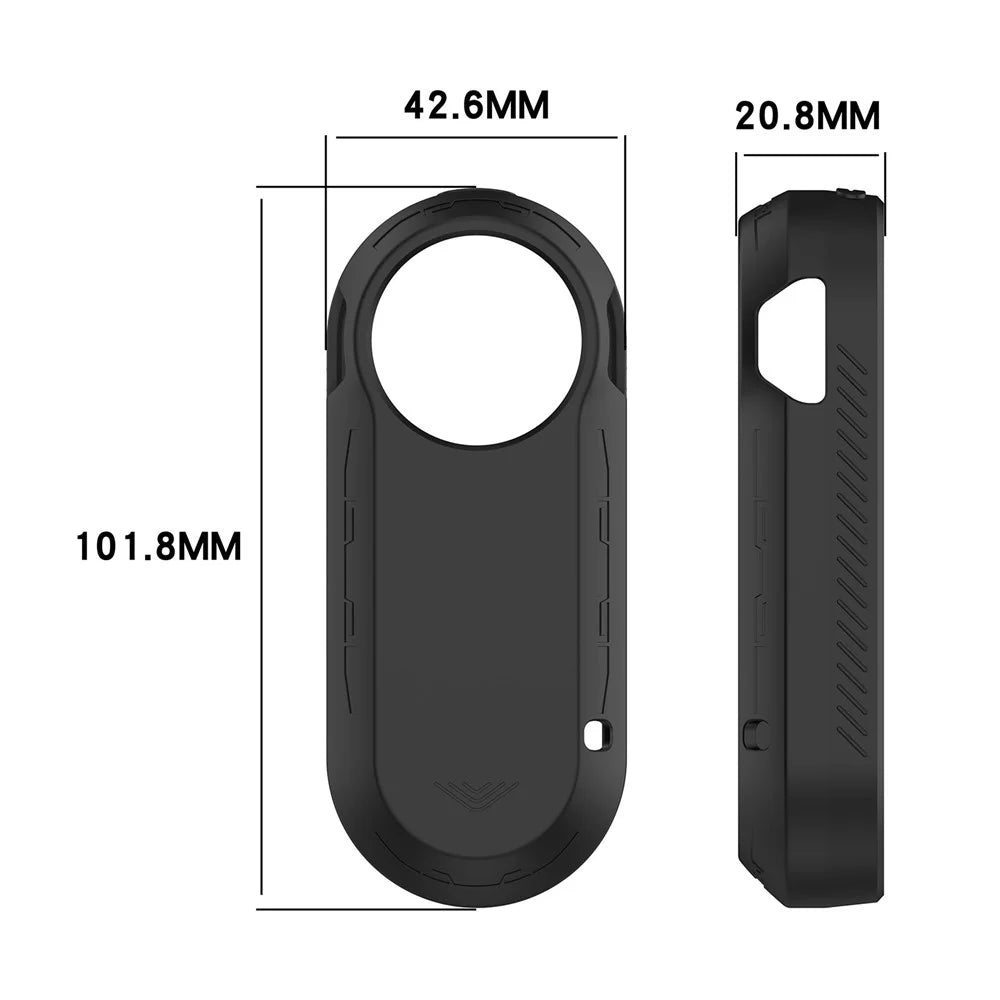 For Garmin Varia RTL515 Bike Light Bicycle Radar Protection Sleeve Silicone Case Dustproof Soft Cover - Black - 7