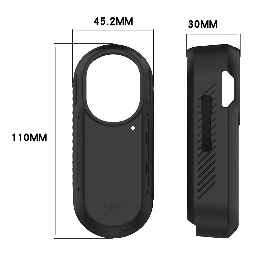 For Garmin Varia RCT715 Silicone Case Anti-Scratch Soft Cover Bike Light Bicycle Radar Protection Sleeve - Black - 7