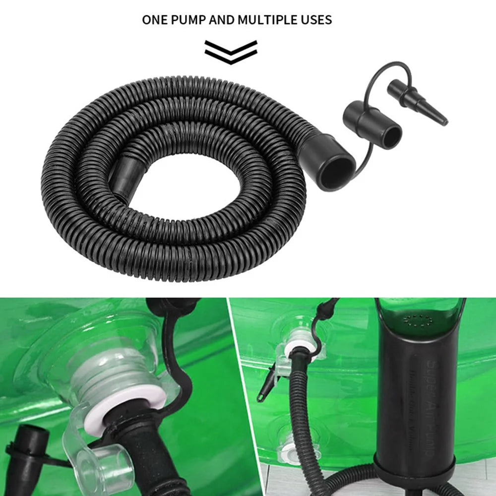 HT-108 Manual Pump Quick Hand Pump Hand-pull Air Pump for Floating Bed Swim Ring - 5