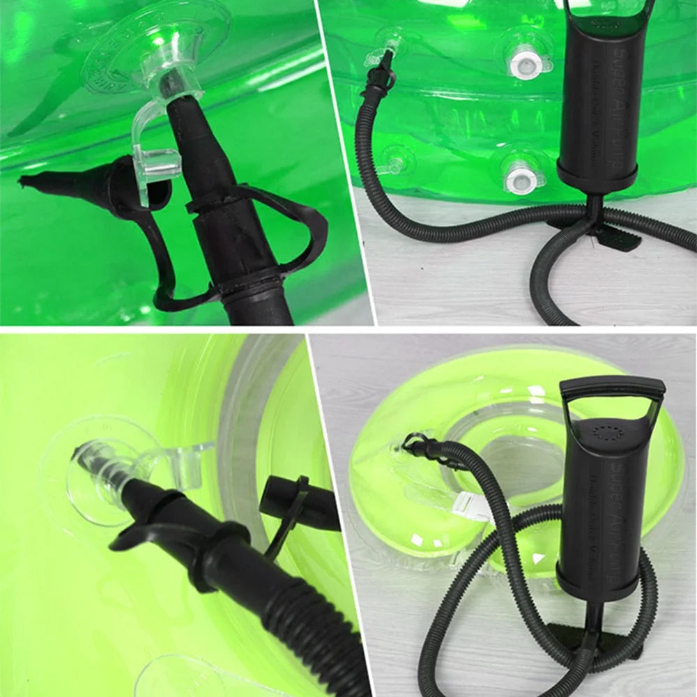 HT-108 Manual Pump Quick Hand Pump Hand-pull Air Pump for Floating Bed Swim Ring - 6