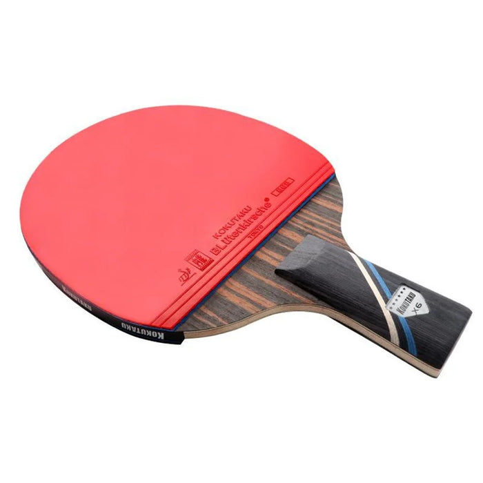 KOKUTAKU 2PCS  /  Set 6-Star Table Tennis Racket Beginner Ping Pong Paddle with Carry Case - Handshake Grip - 3