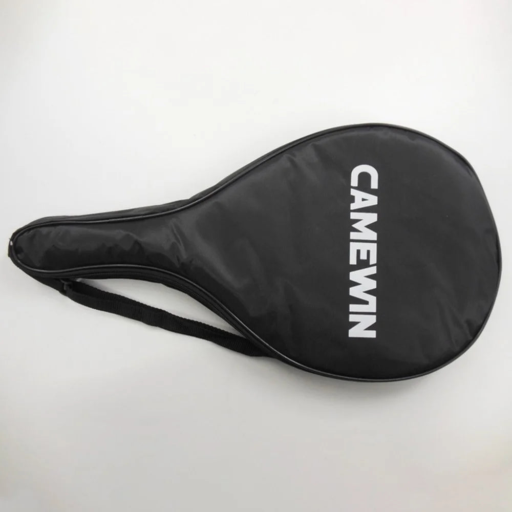 CAMEWIN 4013 Beach Tennis Racket Carbon Fiber+Fiberglass+Soft EVA Tennis Paddle Racquet - Grey - 4