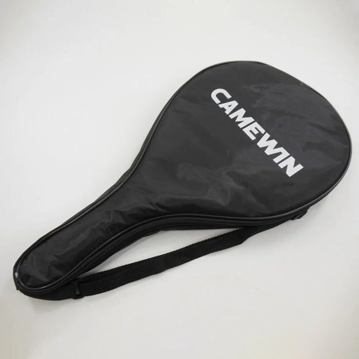 CAMEWIN 4013 Beach Tennis Racket Carbon Fiber+Fiberglass+Soft EVA Tennis Paddle Racquet - Grey - 5