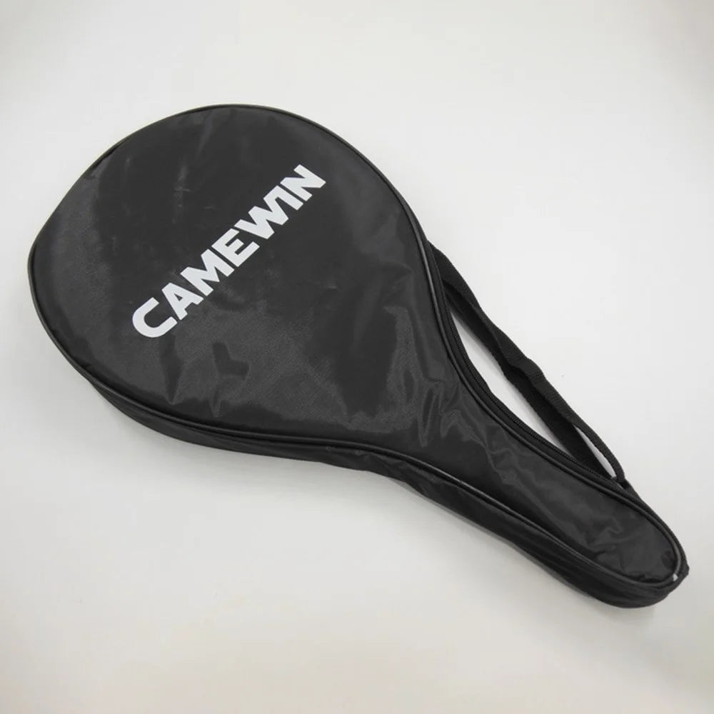 CAMEWIN 4013 Beach Tennis Racket Carbon Fiber+Fiberglass+Soft EVA Tennis Paddle Racquet - Grey - 6