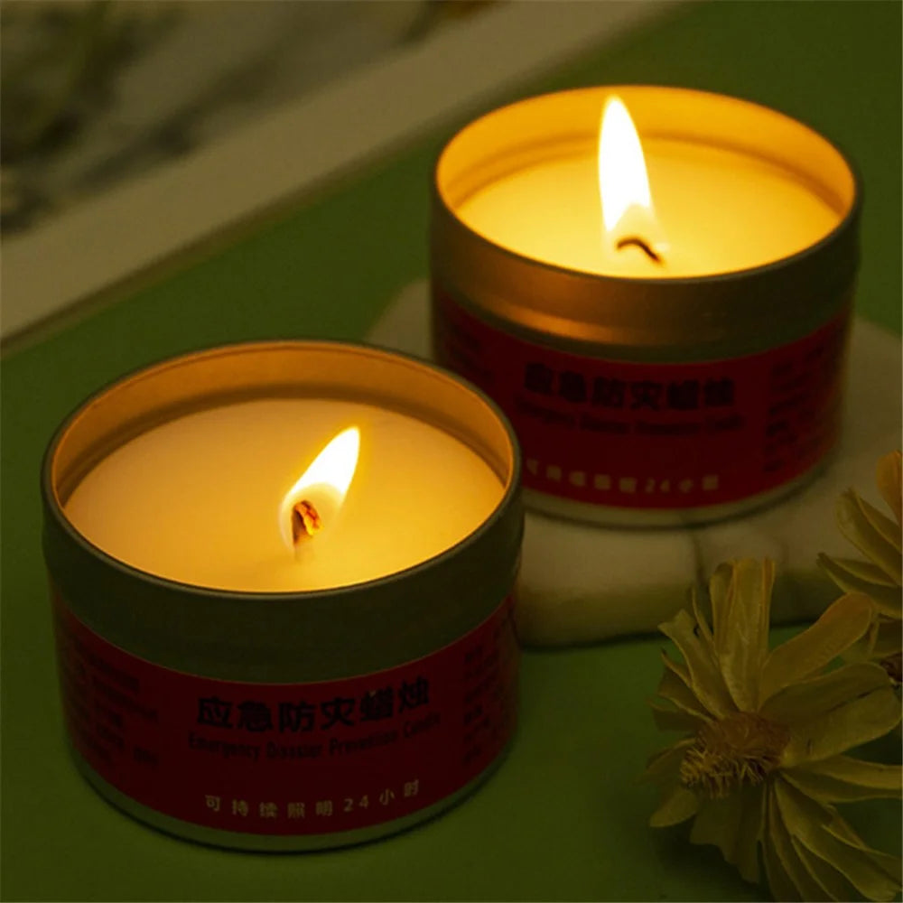 HALIN Outdoor Camping Emergency Candle 24 Hours Burning Portable Survival Candle - 3