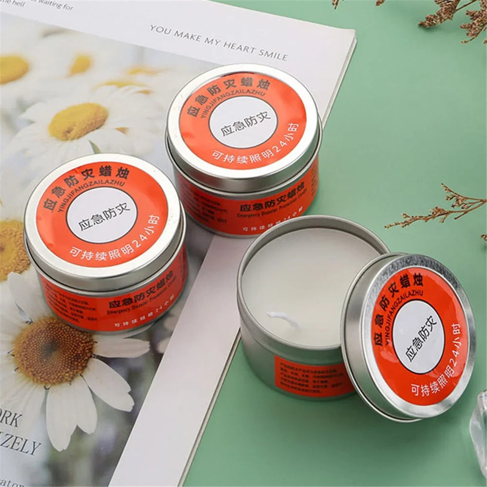 HALIN Outdoor Camping Emergency Candle 24 Hours Burning Portable Survival Candle - 7