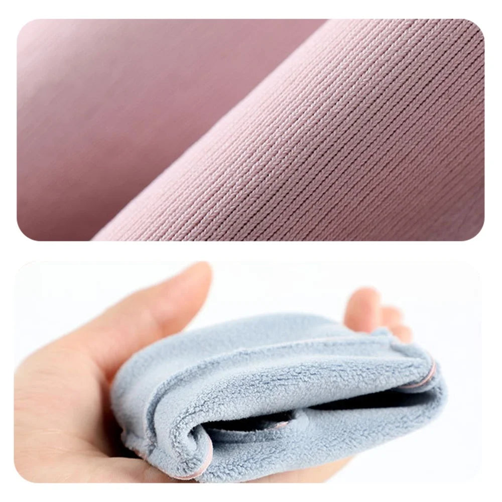 AOTU 1 Pair Winter Children Waterproof Gloves Kids Sports Reflective Fleece Lining Mittens (For 8-13 Years Old) - Pink - 5
