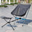 HALIN Camping Chair Foot Rest 600D Cationic + Aluminum Alloy Footrest Leg Rest Fits 18-30mm Diameter Rod - 5
