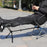 HALIN Camping Chair Foot Rest 600D Cationic + Aluminum Alloy Footrest Leg Rest Fits 18-30mm Diameter Rod - 6