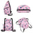 HALIN Children Cartoon Backpack Outdoor Camping School Drawstring Shoulder Bag - Cat - 4