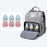 AOTU Baby Diaper Large Oxford Cloth Mommy Backpack Maternity Bag with Baby Sleeping Mat Bed Design - Grey - 6