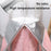 AOTU Portable Insulation Foot Bath Bucket Aluminum Film+PVC+Waterproof Fabric Foldable Foot Bath Bag - Pink - 3