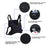 Outdoor Men Tactical Vest Bag Waterproof Polyester Multi-pockets Chest Bag - Black - 5