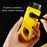 AOTU Outdoor Emergency Solar Power Hand Crank Flashlight LED Hand Crank Power Lights - Yellow - 3