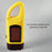 AOTU Outdoor Emergency Solar Power Hand Crank Flashlight LED Hand Crank Power Lights - Yellow - 4