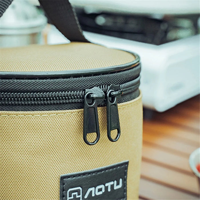 AOTU Oxford Cloth Camping Cookware Storage Bag Cooking Utensils Pot Carrier Bowl Organizer Pouch Handbag - 3