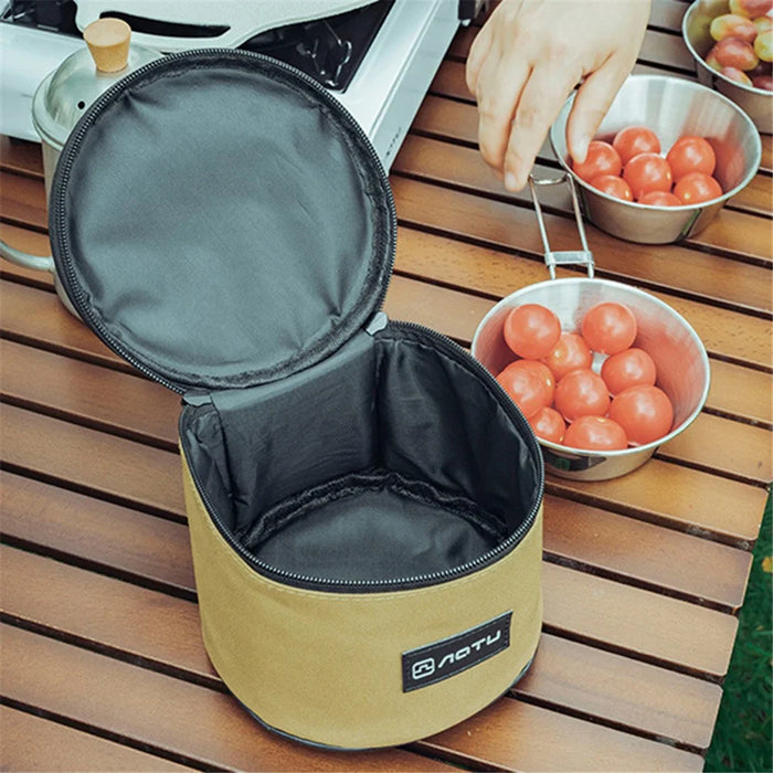 AOTU Oxford Cloth Camping Cookware Storage Bag Cooking Utensils Pot Carrier Bowl Organizer Pouch Handbag - 5