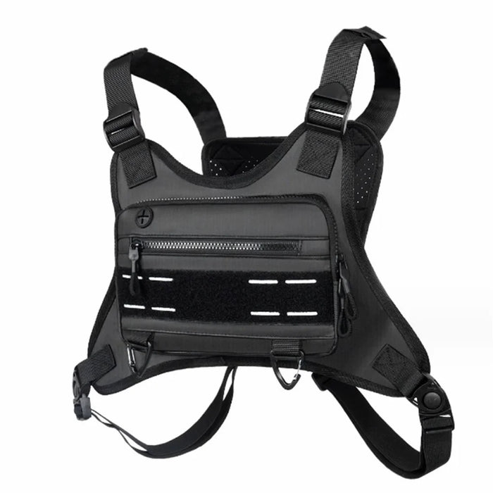 YA585 Outdoor Men Tactical Vest Bag 600D Fabric Chest Back Bag - 1