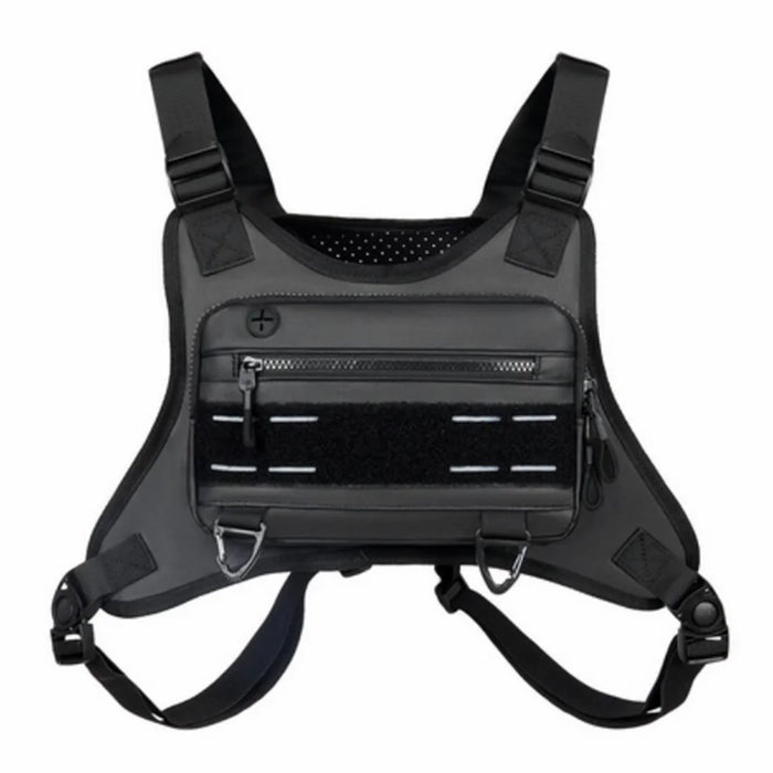 YA585 Outdoor Men Tactical Vest Bag 600D Fabric Chest Back Bag - 2