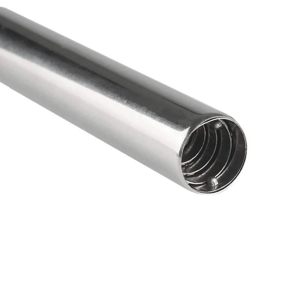 304 Stainless Steel Fire Blowing Tube Outdoor Camping Retractable Fire Blowing Stick - Black - 4