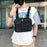 YA3066 Tactical Vest Bag Waterproof Oxford Cloth Chest Bag Casual Daypack Mini Backpack - Black - 2
