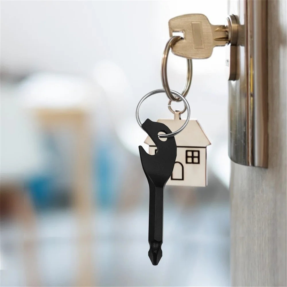 YHD115 Outdoor Portable Bottle Opener Key Design Mini Phillips Screwdriver - 6