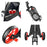 ZH-X005 4-Wheel Aluminum Alloy Golf Push Cart Folding Trolley Pull Caddy Cart - 4
