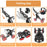 ZH-X005 4-Wheel Aluminum Alloy Golf Push Cart Folding Trolley Pull Caddy Cart - 5