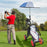 ZH-X005 4-Wheel Aluminum Alloy Golf Push Cart Folding Trolley Pull Caddy Cart - 6