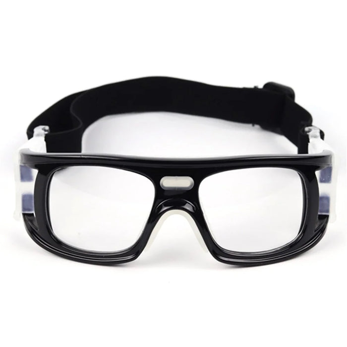 BOLLFO BF007 PC Lens Sports Glasses for Basketball Football Training Goggles - Black Frame - 1