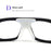 BOLLFO BF007 PC Lens Sports Glasses for Basketball Football Training Goggles - Black Frame - 5