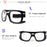 BOLLFO BF007 PC Lens Sports Glasses for Basketball Football Training Goggles - Black Frame - 6