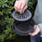 AOTU Portable Iron Mosquito Incense Coil Holder Box with Lid for Outdoor Home - Black / Fireworks - 3